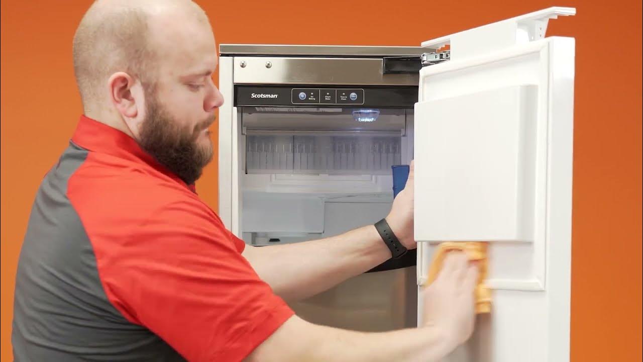 How to Clean a Scotsman Brilliance Cuber Ice Machine (SCC50) YouTube