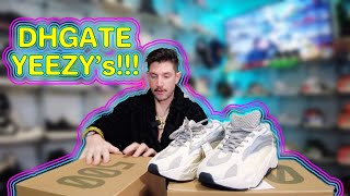 DHGATE Unboxing two pairs of Yeezy’s!!!
