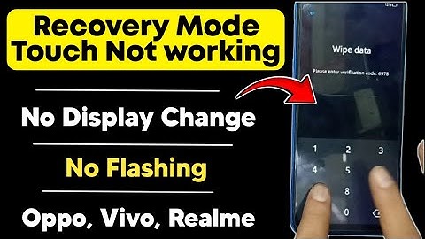 Realme Recovery Mode Touch Not working Problem | Realme Mobile Hard Reset Problem Recovery Mode 💯