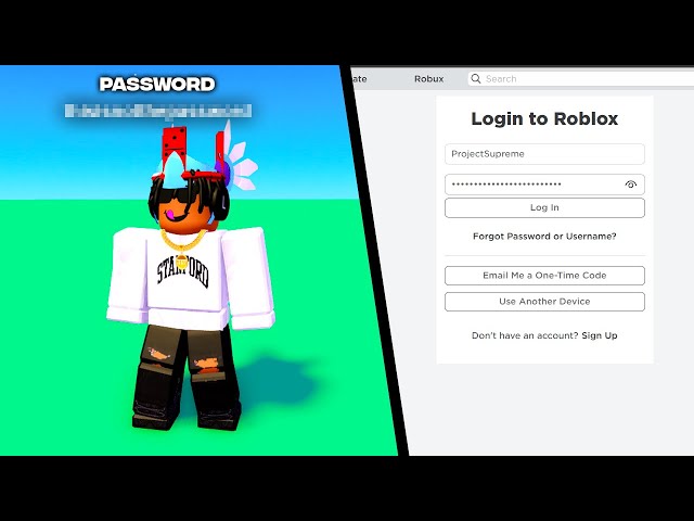 Here's My Roblox Password.. 