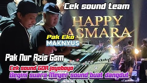 Begini suara‼️Meyer sound buat cek sound dangdut bersama Pak Eko dan Pak azis