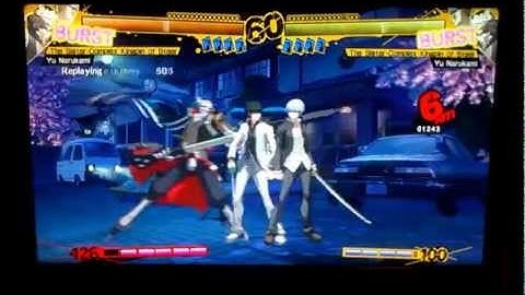 P4U: Yu Narukami 5D Sandwich Combos