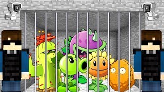 PLANTAS VS ZOMBIES PRESOS - MINECRAFT PRISON ESCAPE ROLEPLAY - ESCAPA DE LA CARCEL EN MINECRAFT screenshot 4