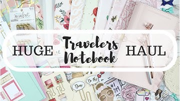 HUGE! Travelers Notebook Haul! Prima Marketing SOFIE Travelers Journal | At Home With Quita
