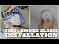 how to install Kidde Worry Free Combination Alarm / how to install a fire alarm  / smoke alarm