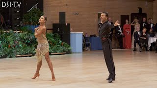 Dorin Frecautanu \& Marina Sergeeva Presentation Dance Final Professional Latin - UK Open 2020 DSI TV