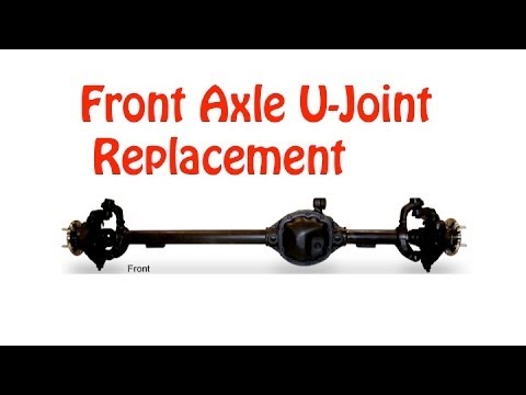 Jeep Front Axle U-Joint Replacement DIY (Detailed) - YouTube