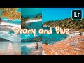 How to edit Lightroom Orang and Blue tone l แต่งรูป โทนส้มฟ้า