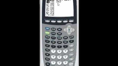 Inverse Matrix with TI84