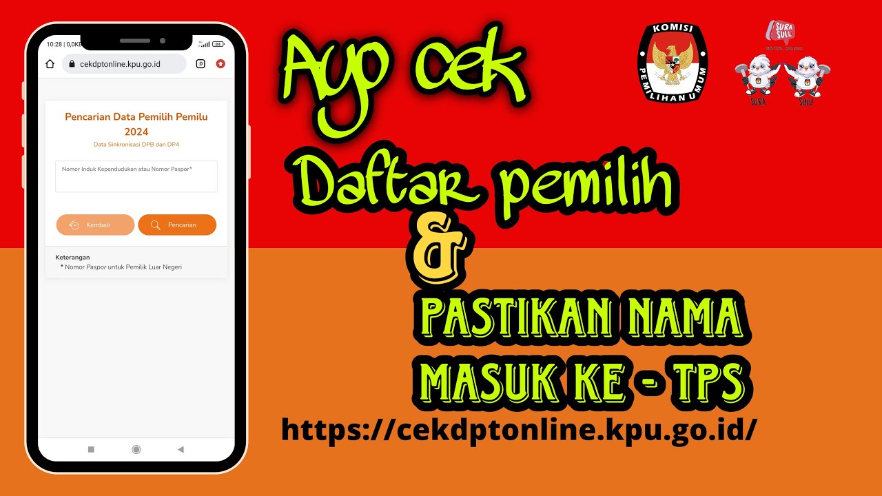 Cara cek DPT Online Hasil singkronasi DPB dan DP4 Latar Channel