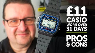 31 DAYS wearing an £11 #CASIO, ANY GOOD? - January's Daily Driver Watch the Casio F-91W.