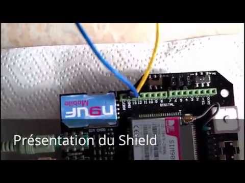 Shield Arduino GPS/GPRS/GSM TEL0051 de DFROBOT
