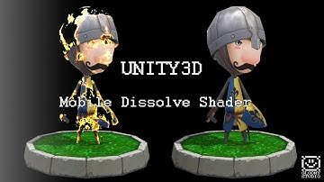 Knight with Sword & Shield Handpainted + Unity Dissolve Shader.