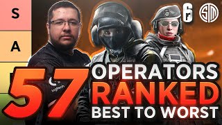 The Complete R6 Tier List: ALL 57 OPS Ranked Best to Worst! | TSM Rainbow Six Siege