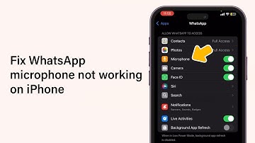 How To Fix WhatsApp Microphone Not Working On iPhone 2025 | Troubleshoot WhatsApp Audio Issues