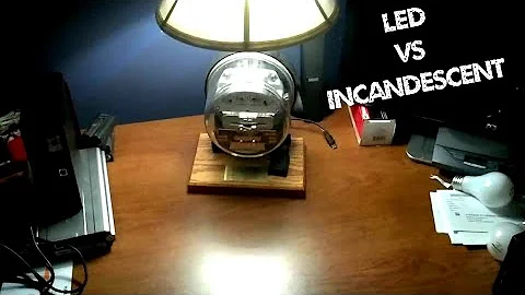LED Versus Incandescent Light bulb power meter usage led vs regular light bulb & CFL bonus