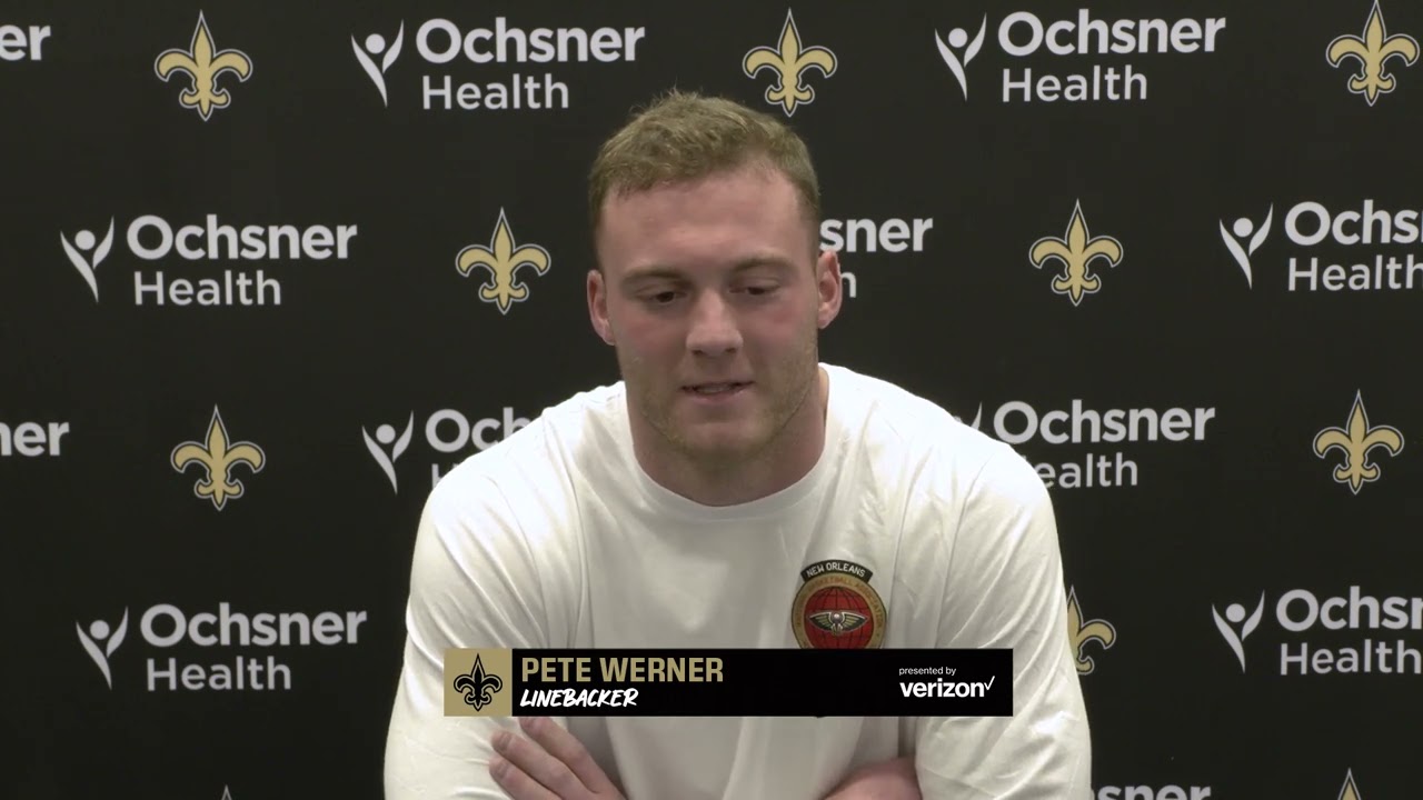 Pete Werner on Saints Defense, Veterans | New Orleans Saints