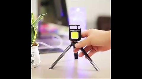 COB LED Keychain , Multipurpose Rechargeable Campaign Light With bottle Opener &Magnetic Base.