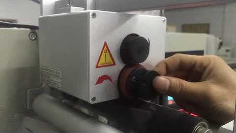 How to install the date printer on flow packing machine?