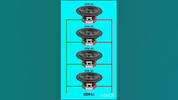 Speaker parallel connections #diy #speaker
