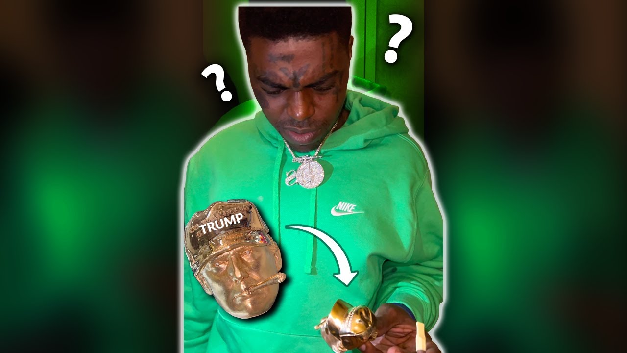Kodak Black’s Trump Smoking Blunt Bling [VIDEO]