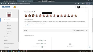 Wind Energy Week 1-5 || Coursera