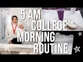 MY 5AM COLLEGE MORNING ROUTINE!!