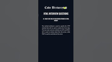 42. What is the role of the method attribute in HTML forms?