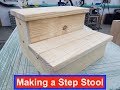 Making A Step Stool with Bosch Tools Making A Step Stool with Bosch Tools