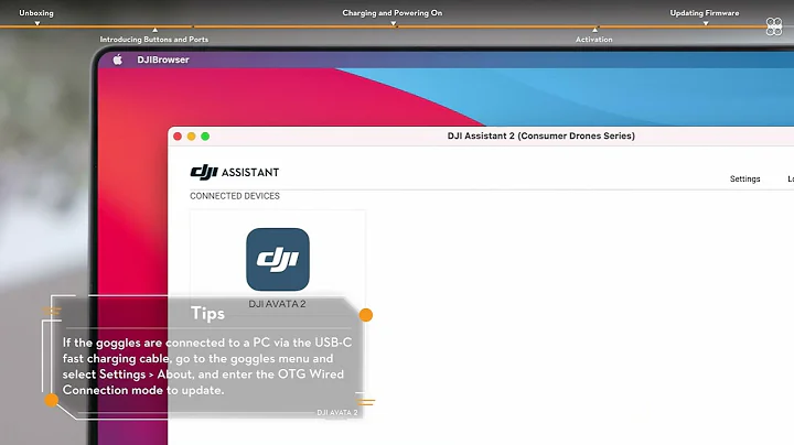 DJI Avata 2 - Using DJI Assistant 2 (Consumer Drones Series)