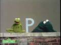 Sesame Street Kermit Shows The Letter B To Cookie Monster Sesame Street Kermit Shows The Letter B To Cookie Monster