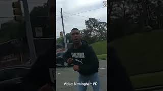 BodyCam video: Birmingham PD confronting suspect on September 20, 2023 *Profanity Warning* screenshot 5