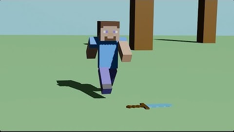 Minecraft Steve Blender Animation