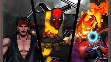 Ultimate Marvel vs Capcom 3: Deadpool, Ryu, and Dormammu arcade playthrough