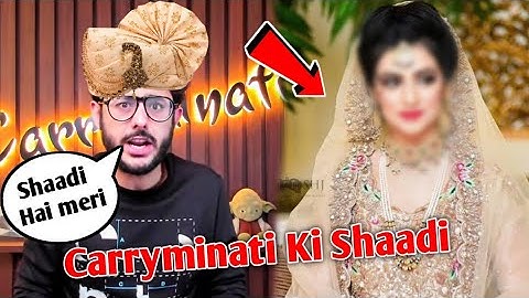 @CarryMinati  Ki Shaadi Ho Gayi - carryminati fact | Carryislive Rosting #shorts #carryislive