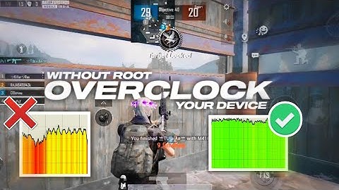 BGMI LAG FIX WITH OVERCLOCK YOUR CPU AND GPU