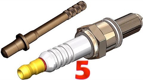 5-Project 29| Spark Plug |SolidWorks Tutorial : center electrode