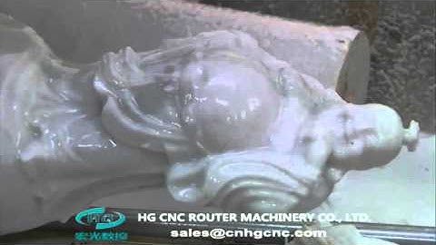 How jade gemstone carving CNC Router Machine HG-6060R works