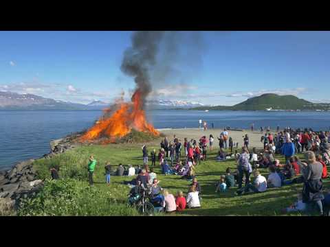 Sankthansfeiring ved Trondenes Historiske senter 2017 (Harstad) - 4k