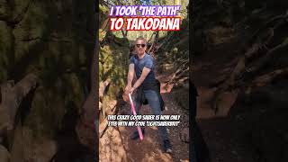 I took 'The Path' lightsaber to the planet Takodana #starwars