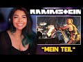 SINGER REACTS | FIRST TIME REACTION to RAMMSTEIN-MEIN TEIL