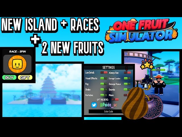 How to get 3 race spins !!FREE!! (One Fruit Simulator) 