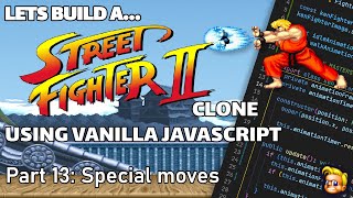 Coding a Street Fighter game | JavaScript, HTML, Canvas | Handling special moves (Part 13) screenshot 4