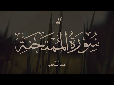 Ahmed Al Shafey 060 Al Mumtahanah أحمد الشافعي سورة الممتحنة