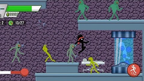 Stickman vs Zombies | gameplay walkthrough part 5 | Red Chilli Gaming | Android iOS