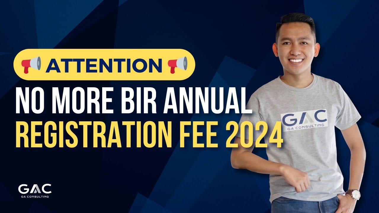 No more BIR Annual Registration Fee 📍Ease of Paying Taxes Act 🙌 # ...