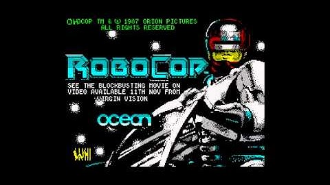 "Robocop" title music, ZX Spectrum 128k