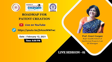 Live Session - 1: Roadmap for patent creation