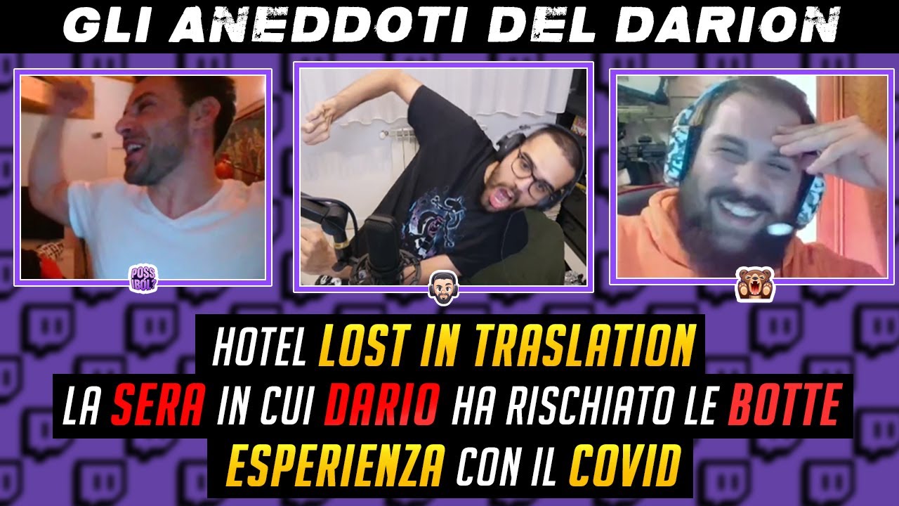 Gli Aneddoti del Dariòn: Viaggi, Esperienza COVID, Lore 
