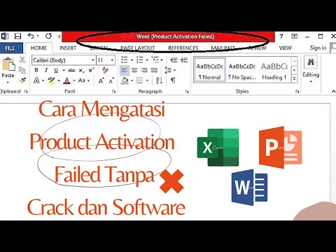 Cara Menghilangkan Product Activation Failed 2010 Di Microsoft Word